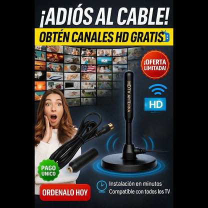 ANTENA TDT PARA TELEVISION l Oferta 2x 1, 1.000 canales a tu alcance